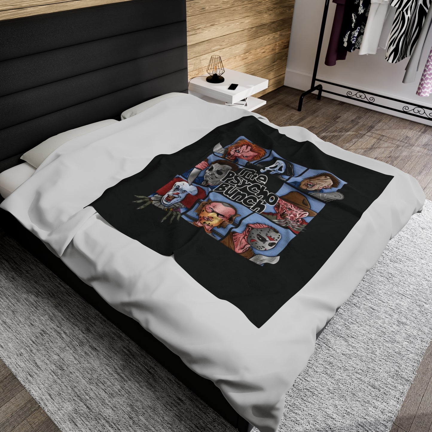 Plush Blanket - The Psycho Bunch Velveteen Throw