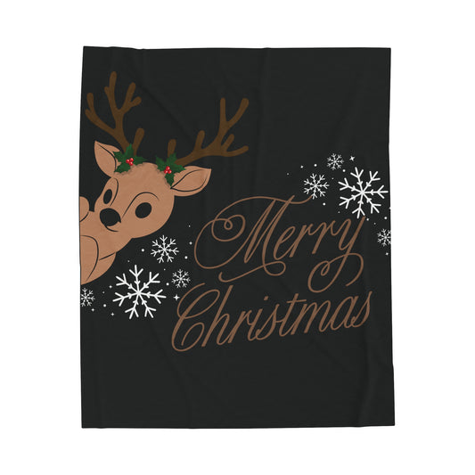 Reindeer Plush Blanket