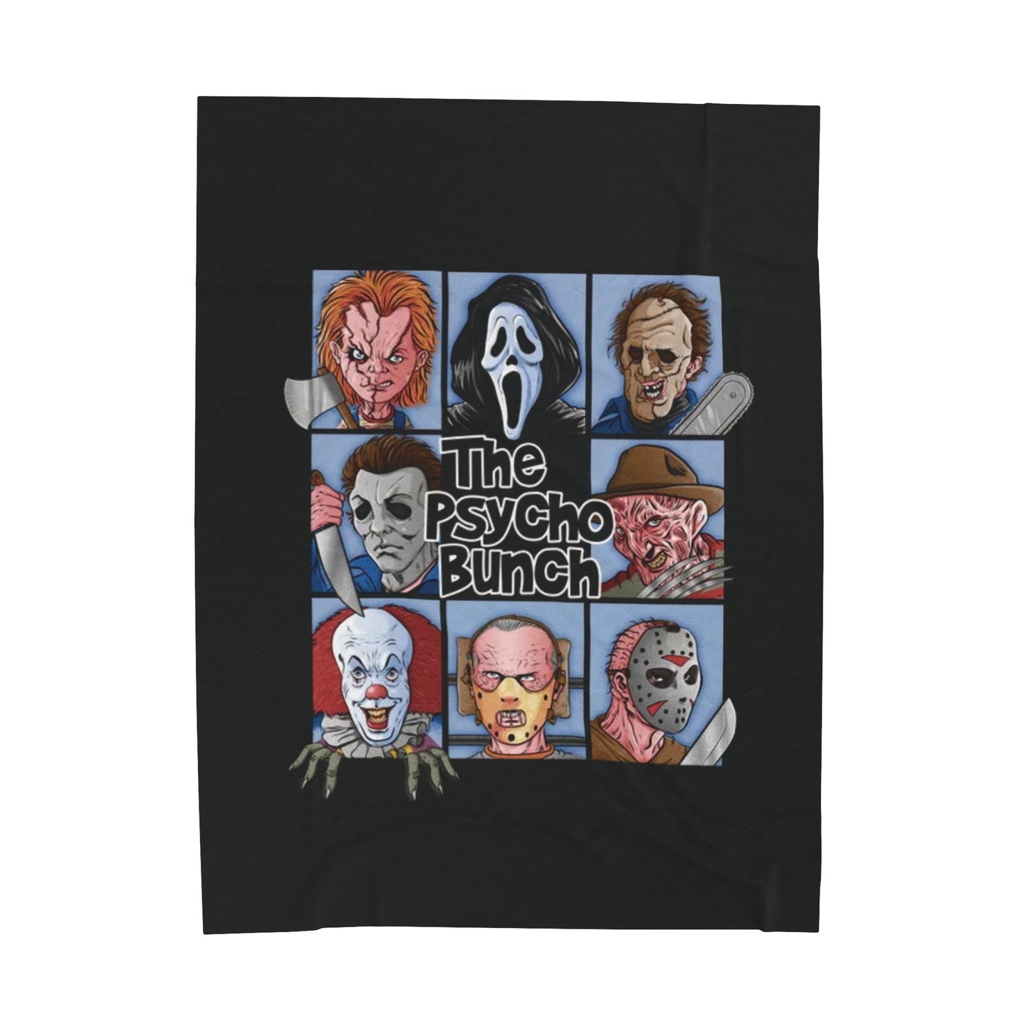 Plush Blanket - The Psycho Bunch Velveteen Throw