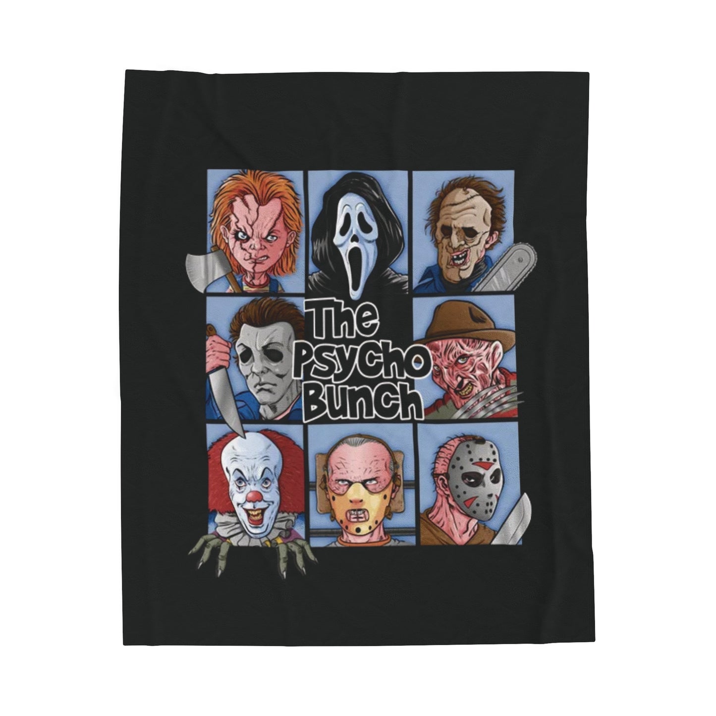 Plush Blanket - The Psycho Bunch Velveteen Throw