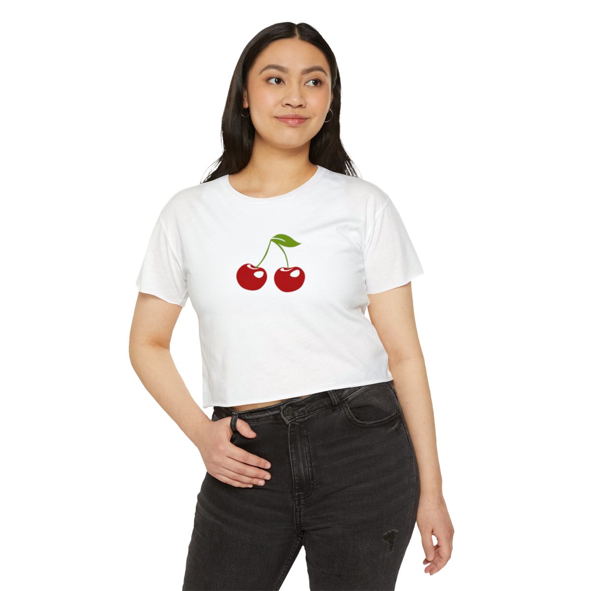 Cherry Crop Top